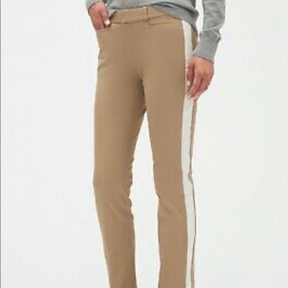 Beige slim sloane Banana Republic pants